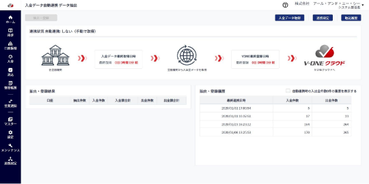 入金データ自動連携イメージ
